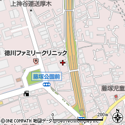 神奈川県厚木市上依知1207-15周辺の地図
