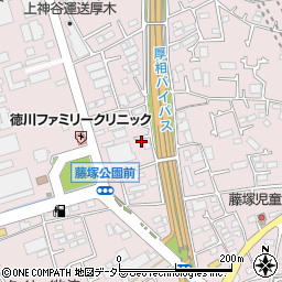 神奈川県厚木市上依知1207-15周辺の地図