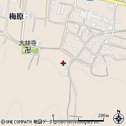 岐阜県山県市梅原900周辺の地図