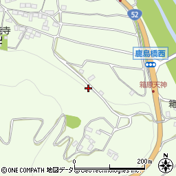 山梨県南巨摩郡富士川町箱原周辺の地図