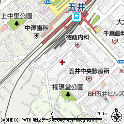 コインパーク五井駅前駐車場周辺の地図