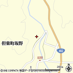 兵庫県豊岡市但東町坂野197周辺の地図