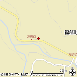 鳥取県鳥取市福部町左近28周辺の地図