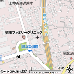 神奈川県厚木市上依知1207周辺の地図