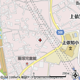 神奈川県厚木市上依知1384周辺の地図