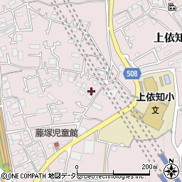 神奈川県厚木市上依知1384-1周辺の地図