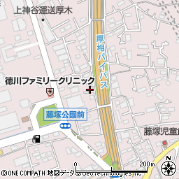 神奈川県厚木市上依知1207-25周辺の地図