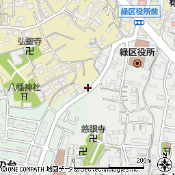 神奈川県横浜市緑区森の台1周辺の地図