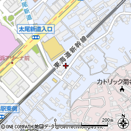 パークネット新横浜大豆戸町第２駐車場周辺の地図