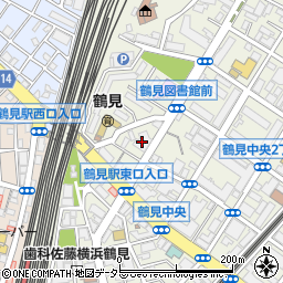 鶴見奉斎殿周辺の地図