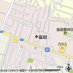 千葉県大網白里市富田2119周辺の地図