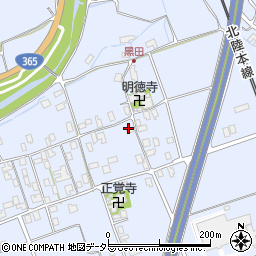 黒田集会所周辺の地図