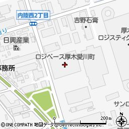 ロジベース厚木愛川町周辺の地図