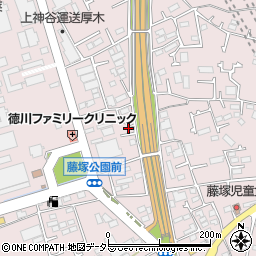 神奈川県厚木市上依知1207-21周辺の地図