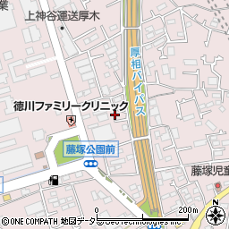 神奈川県厚木市上依知1207-20周辺の地図