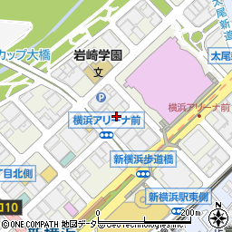 神奈川県横浜市港北区新横浜3丁目16-12周辺の地図