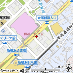 リパーク新横浜３丁目第５駐車場周辺の地図