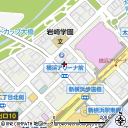 神奈川県横浜市港北区新横浜3丁目16-2周辺の地図