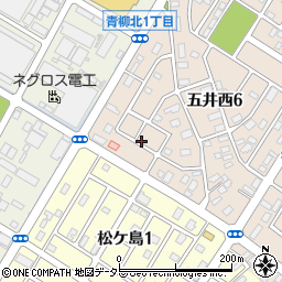 五井西かがやき公園周辺の地図