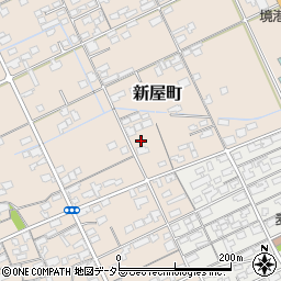 鳥取県境港市新屋町148周辺の地図