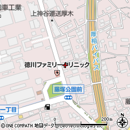 神奈川県厚木市上依知1205周辺の地図