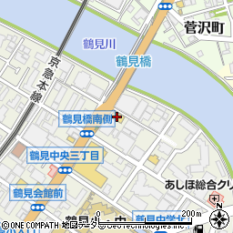 日産プリンス神奈川販売鶴見店周辺の地図