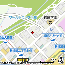 タイムズ新横浜第３７駐車場周辺の地図