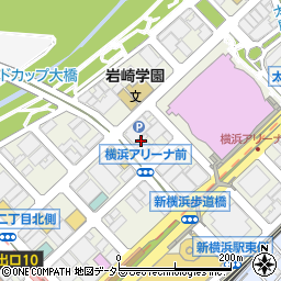 神奈川県横浜市港北区新横浜3丁目16-15周辺の地図