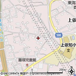 神奈川県厚木市上依知1388-2周辺の地図