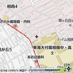 神奈川県相模原市南区相南4丁目16周辺の地図