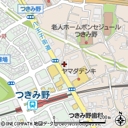 セブンイレブン大和つきみ野駅北店周辺の地図
