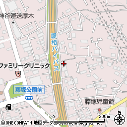 神奈川県厚木市上依知1404周辺の地図