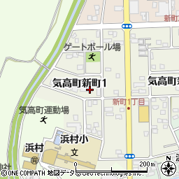 鳥取県鳥取市気高町新町1丁目70周辺の地図