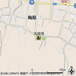 岐阜県山県市梅原971周辺の地図