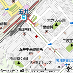 トヨタレンタリース千葉五井駅前店周辺の地図