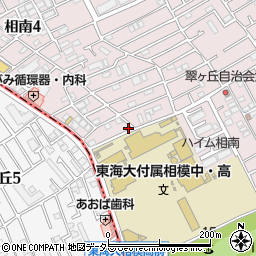 神奈川県相模原市南区相南4丁目16-3周辺の地図