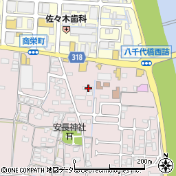 鳥取県鳥取市安長386周辺の地図