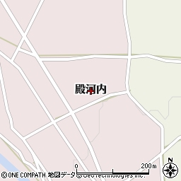 鳥取県大山町（西伯郡）殿河内周辺の地図