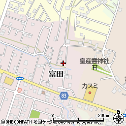 千葉県大網白里市富田2120-9周辺の地図