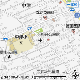 神奈川県愛甲郡愛川町中津564周辺の地図