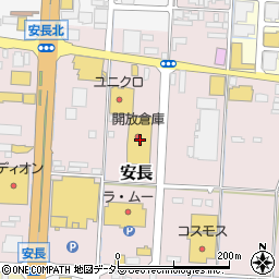 開放倉庫鳥取店周辺の地図