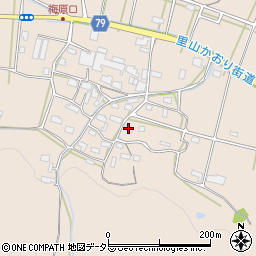 岐阜県山県市梅原809周辺の地図