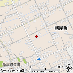 鳥取県境港市新屋町308周辺の地図