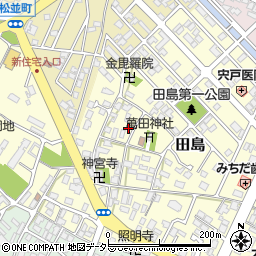 鳥取県鳥取市田島489-7周辺の地図