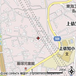 神奈川県厚木市上依知1450-5周辺の地図