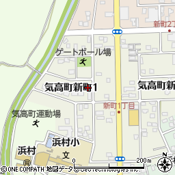 鳥取県鳥取市気高町新町1丁目65周辺の地図