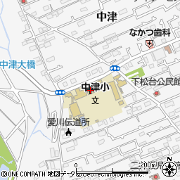 神奈川県愛甲郡愛川町中津544周辺の地図