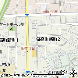 鳥取県鳥取市気高町新町周辺の地図
