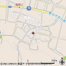 岐阜県山県市梅原854周辺の地図