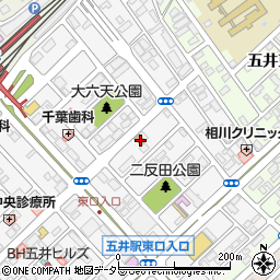 市原五井東郵便局周辺の地図